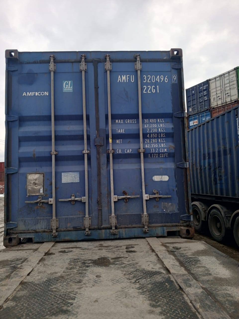 Морской контейнер AMFU3204969